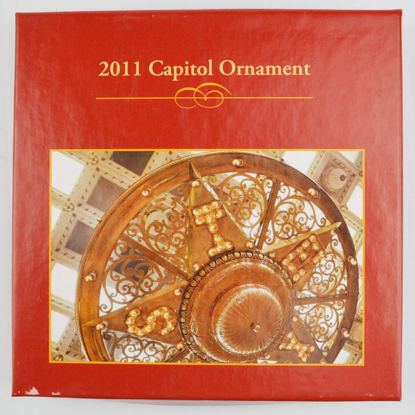 2011 Texas State Capitol Ornament - Booklet - Texas Capitol Chandeliers - NEW