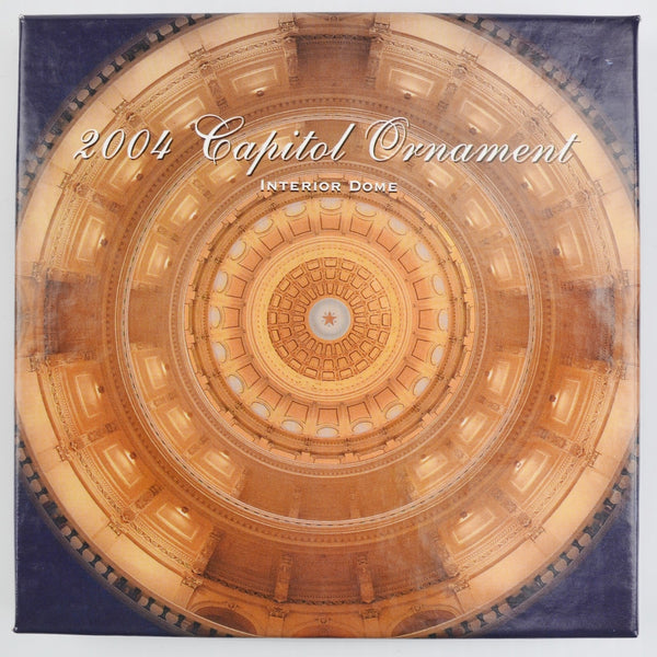 2004 Texas State Capitol Ornament - Booklet - Texas Capitol Interior Dome - NEW