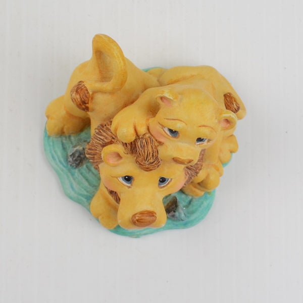 Dreamsicles Lion Pair Figurine from 1998 Cast Art Noah’s Ark Set 10557