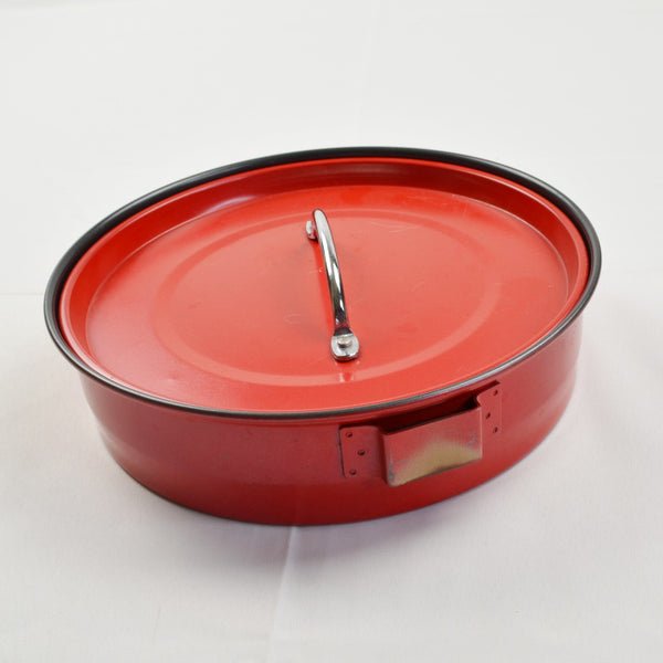 Coleman Family Cookset 807-739T Red Steel Camping Cookware Set, 5 Pieces