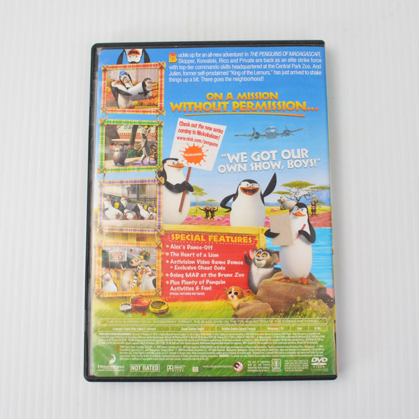 Lot of 4 Madagascar DVD 1, 2, Christmas, Penguins - Ben Stiller, Chris Rock