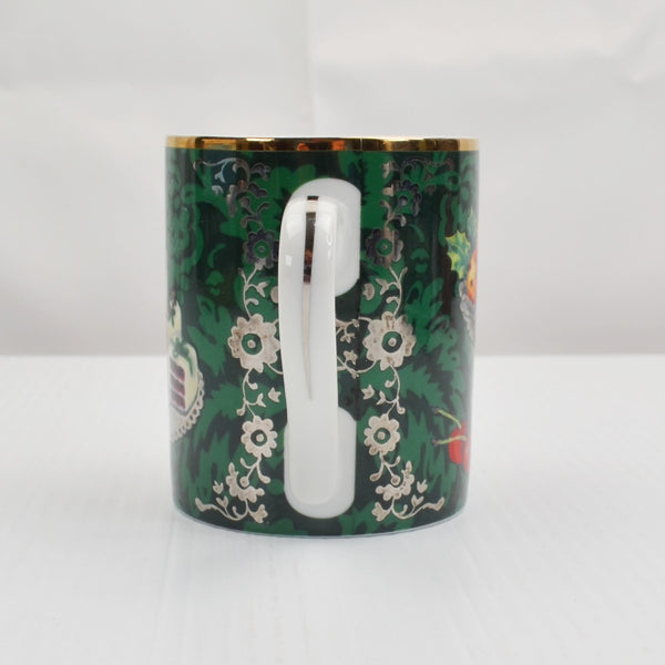 Andrea by Sadek Cherry Cake Coffee Mug "Les Delices" Japan Porcelain Vintage