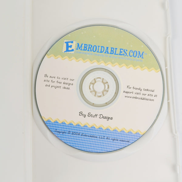 Baby Boy Embroidery Designs Lot of 2 CDs by San Lori, My Minds Eye - Blue Baby
