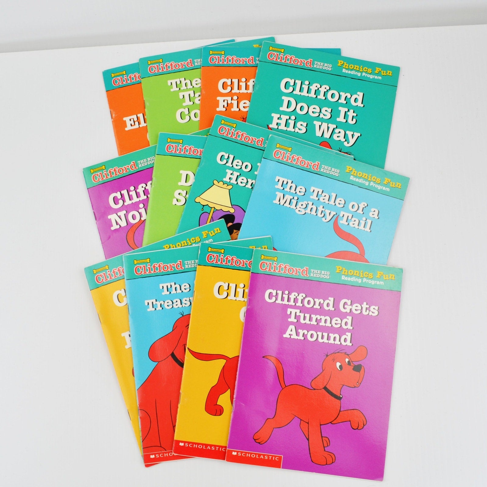 Clifford The Big Red Dog Phonics Fun Reading Program Lot 12 Books Homeschool