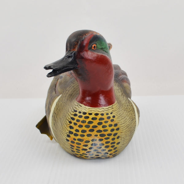Sam Nottleman Preen Green Wing Teal Duck Decoy - Loon Lake by Wild Wings - 5090