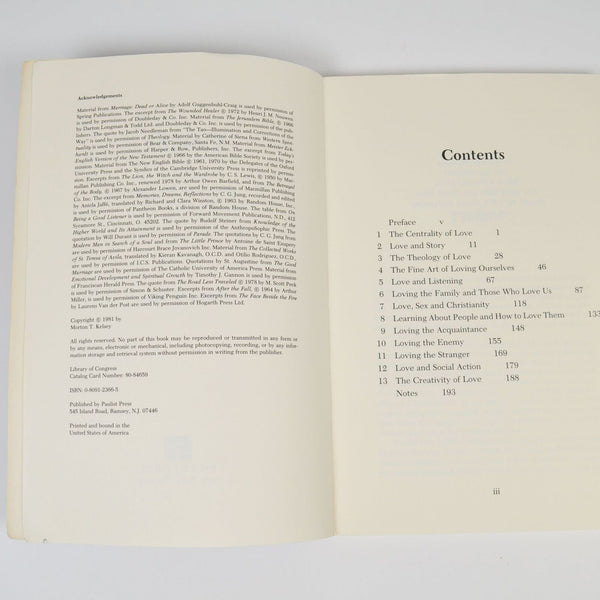 Caring: How Can We Love One Another? by Morton Kelsey - Paperback 1981