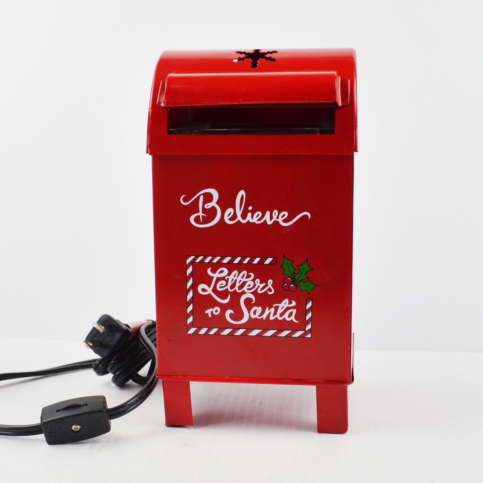 Scentsy Christmas Letters To Santa Wax Warmer Mailbox Retired Holiday Gift +Bulb