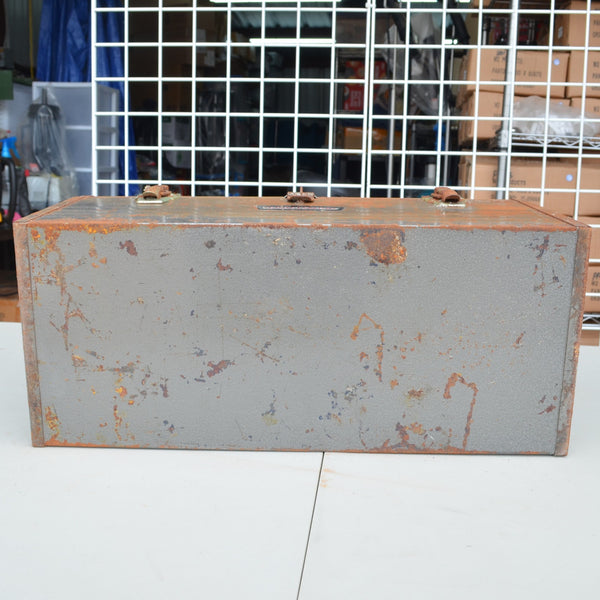 Vintage Craftsman Gray Toolbox - Rusty 20"