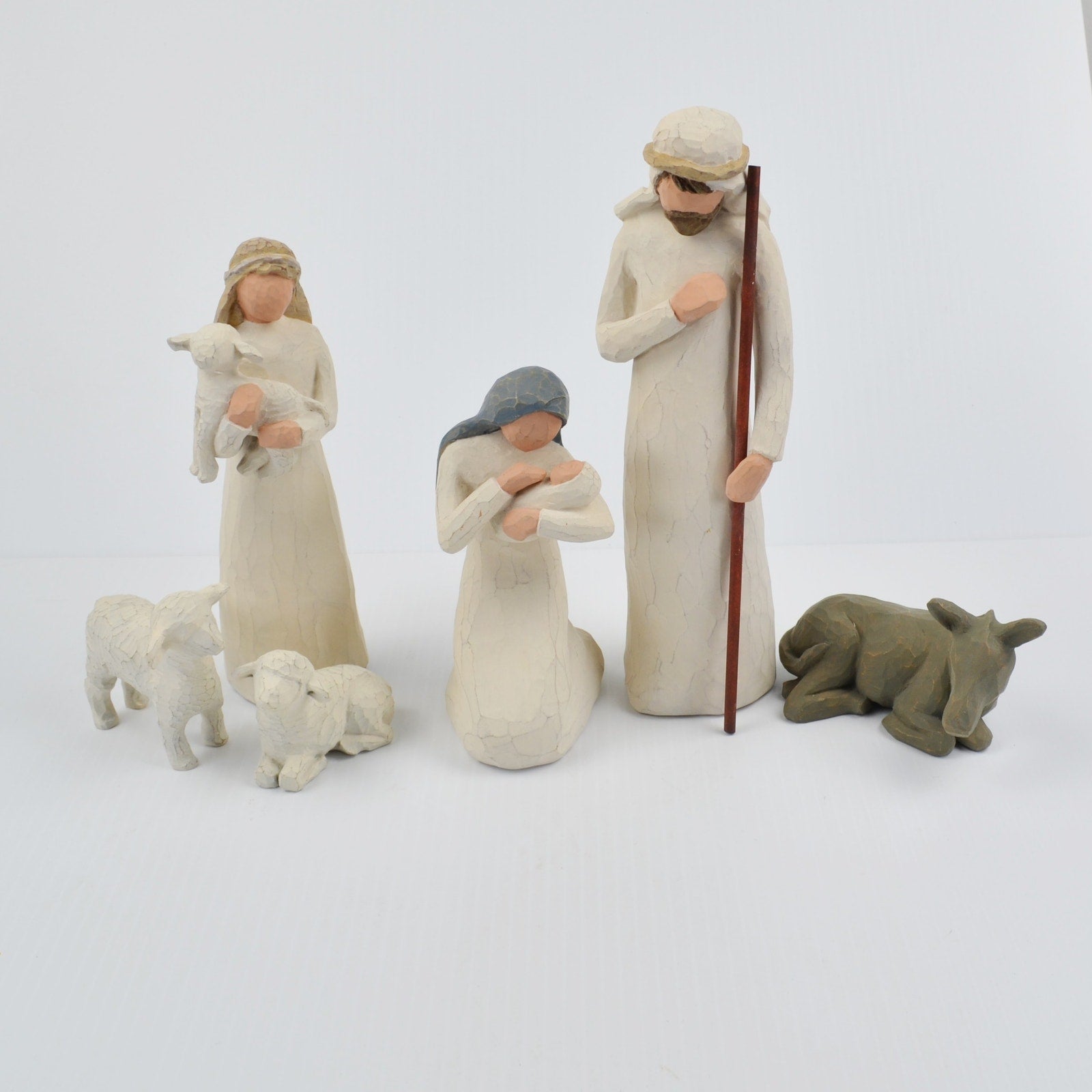 Willow Tree Nativity Figurine 6 Piece Set Susan Lordi 1999 Demdaco 26005 In Box