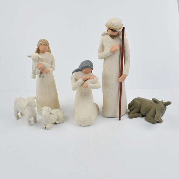 Willow Tree Nativity Figurine 6 Piece Set Susan Lordi 1999 Demdaco 26005 In Box