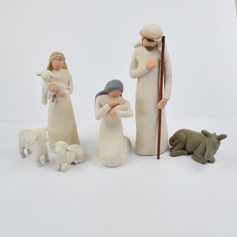 Willow Tree Nativity Figurine 6 Piece Set Susan Lordi 1999 Demdaco 26005 In Box