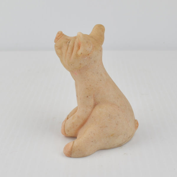 Second Nature Design Quarry Critters Petunia Pig - Sitting Pig Figurine 2000
