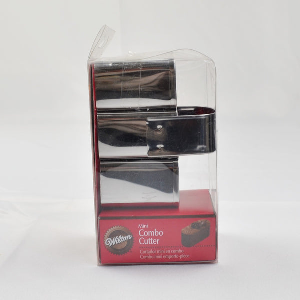 Wilson Mini Combo Cutter Finger Sandwiches, Brownies, Metal Cookie Cutter