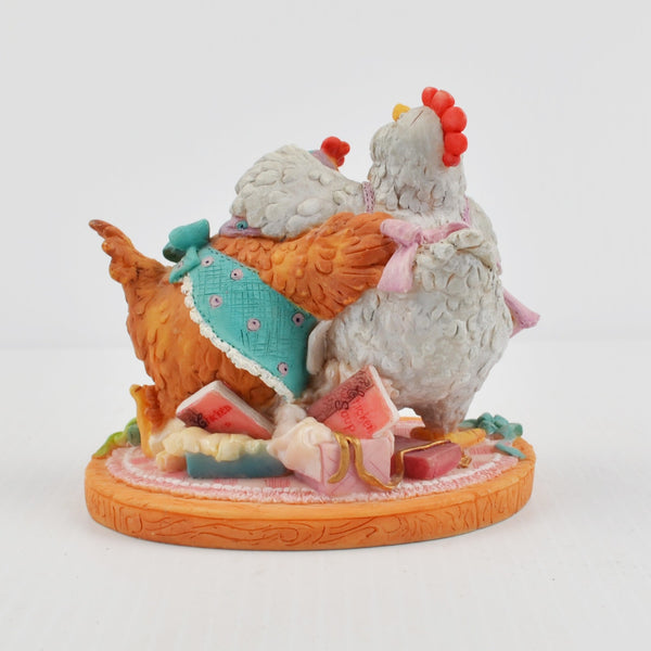 Vintage Chicken Soup For the Soul “True Friendship Lasts Forever” Figurine 1999