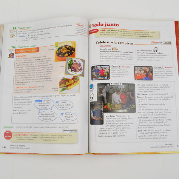 Avancemos! Spanish 2 Student Textbook by Holt McDougal - 2013 Hardcover (Bl)