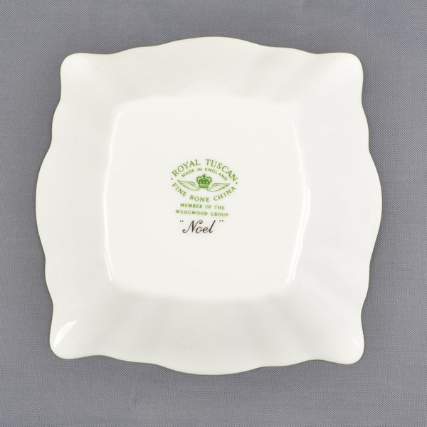 Royal Tuscan Noel Nut Candy Dish - Christmas Holly Berry Plate - Wedgewood Group