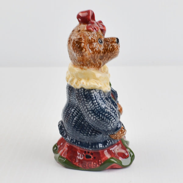 Boyds Bears "Louella & Hedda" Bearware Pottery Salt and Pepper Shakers 5E/1361