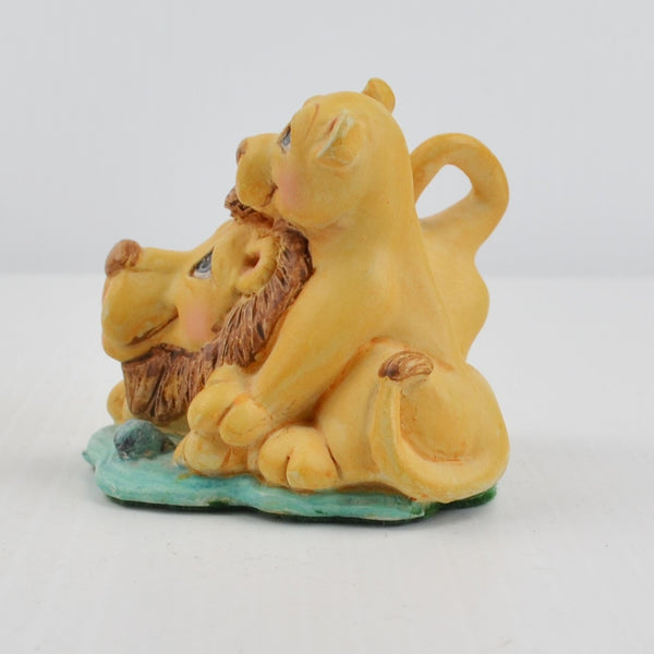 Dreamsicles Lion Pair Figurine from 1998 Cast Art Noah’s Ark Set 10557