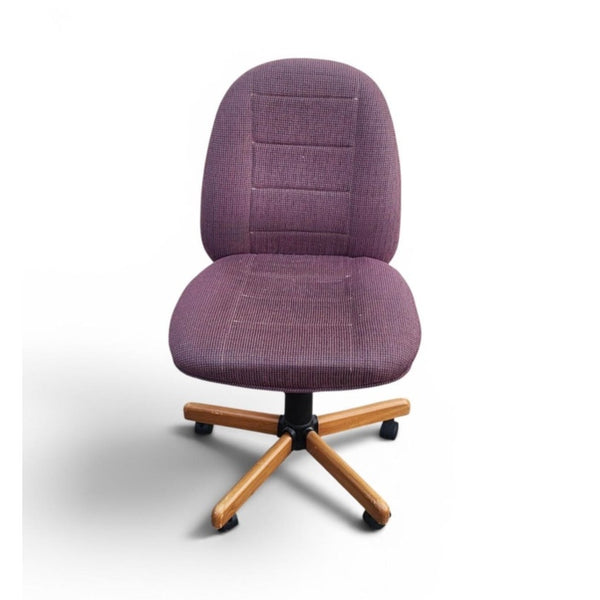 Koala SewComfort Sewing Chair - Craft, Desk Chair, Maroon Fabric