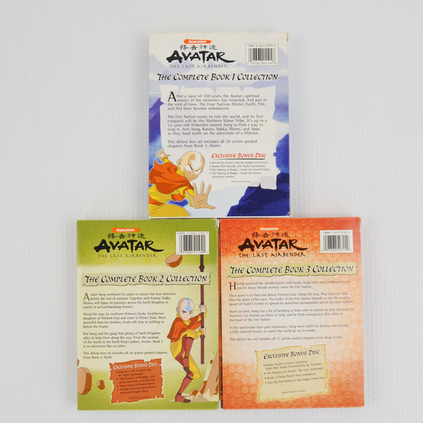 Avatar The Last Airbender: The Complete Book Collection 1-3 - MINT DISCS