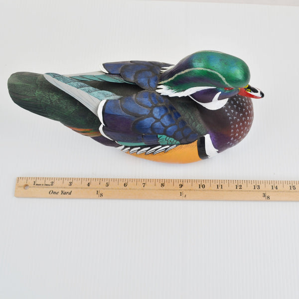 Sam Nottleman Swan Lake Wood Duck Decoy - Loon Lake by Wild Wings - 5116