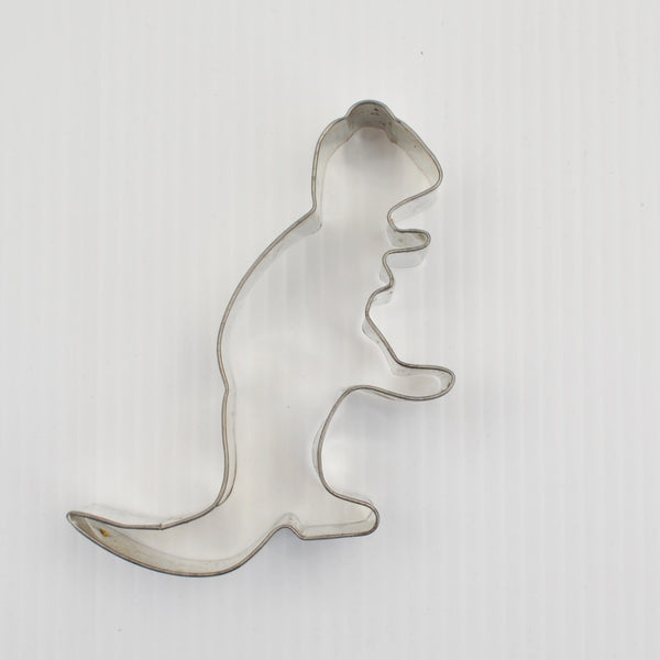 Dinosaur Cookie Cutters Metal Lot of 5 Various Sizes