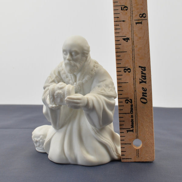 Avon Nativity Collectibles The Magi - Melchior Porcelain Bisque Figure - 1982