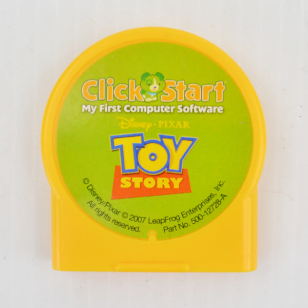 4 Click Start My First Computer Game Cartridges Leap Frog 2007 Toy Story, Disney