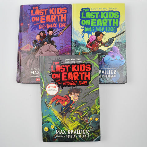 The Last Kids On Earth by Max Brallier Lot of 3 - Nightmare King, Midnight Blade