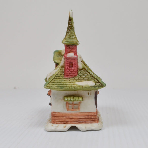 Lot 3 Porcelain Ceramic Christmas Village Houses / Bakery / Grocery with Lights