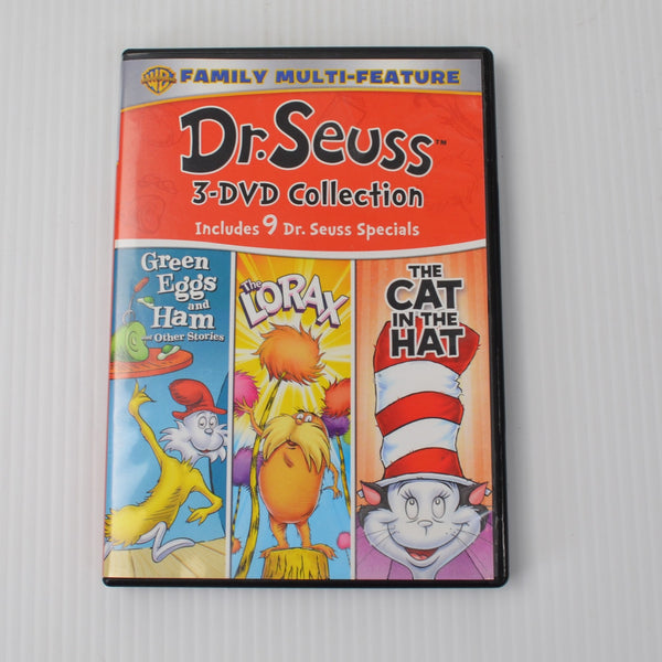 Dr. Seuss 3-DVD Collection: Cat in the Hat, Green Eggs & Ham, Lorax - 9 Specials