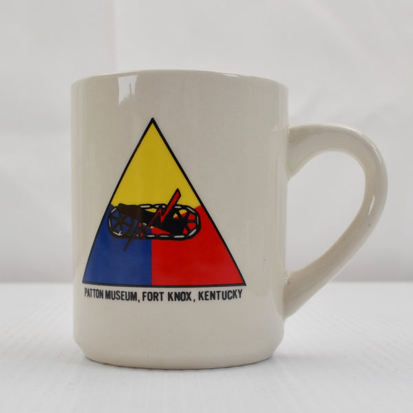 Vintage Patton Museum Coffee Tea Ceramic Mug White 10oz - Fort Knox, Kentucky