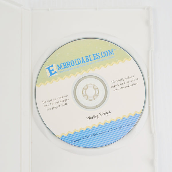 Wedding Designs Machine Embroidery CD - by San Lori - Bachelorette, Marriage