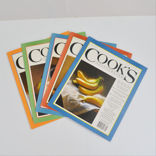 Lot Of 5 2011 Cook's Illustrated Magazines Excellent Condition