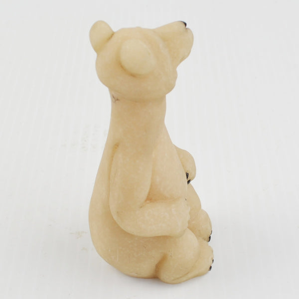 Quarry Critters Polar Bear Poncho - Standing Figurine 2000 Second Nature Design