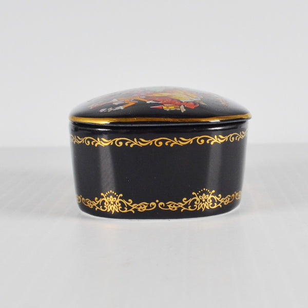 Franklin Mint Music Box Masterpieces of Russian Ballet "Pulcinella" Vintage 1988