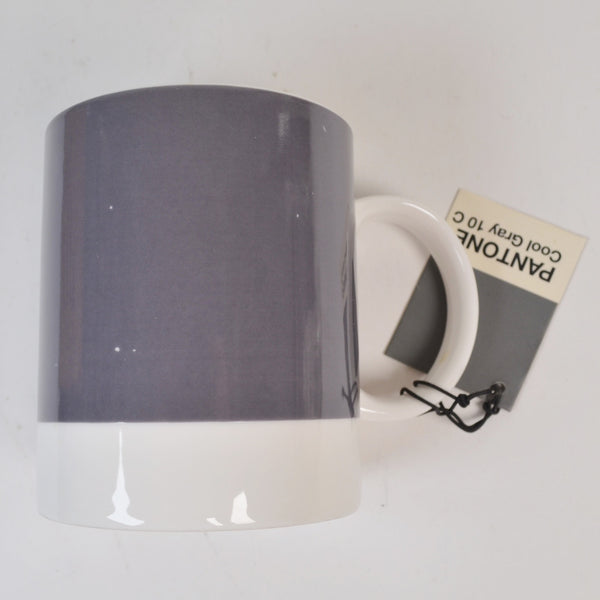 Pantone Coffee Mug - 10 C Cool Gray - Pebble, London Sky - Factory Second