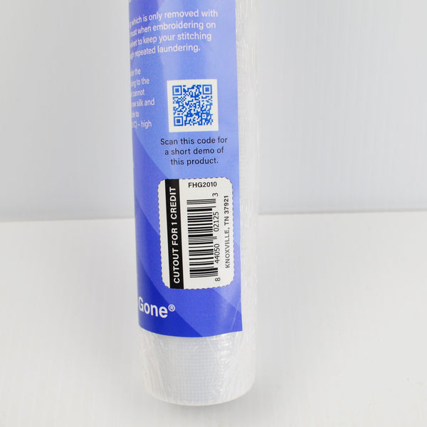 Floriani Embroidery Heat N Gone - Heat Removable Stabilizer 20"x10 Yard
