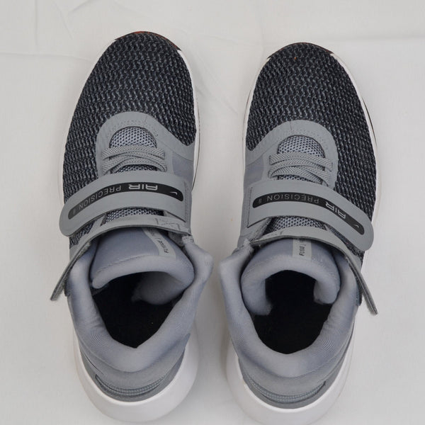 Nike Air Precision II Flyease Womens 9 Basketball Shoes Mid Top Gray Sneakers