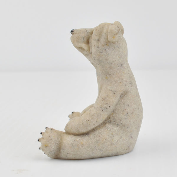 Second Nature Design Quarry Critters Boo Bear - Sitting Bear Figurine 2000
