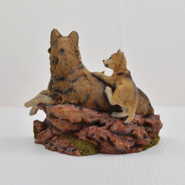 Hamilton Wolves of the Wilderness Collection Figurine A Wolf's Pride Wolf Pups