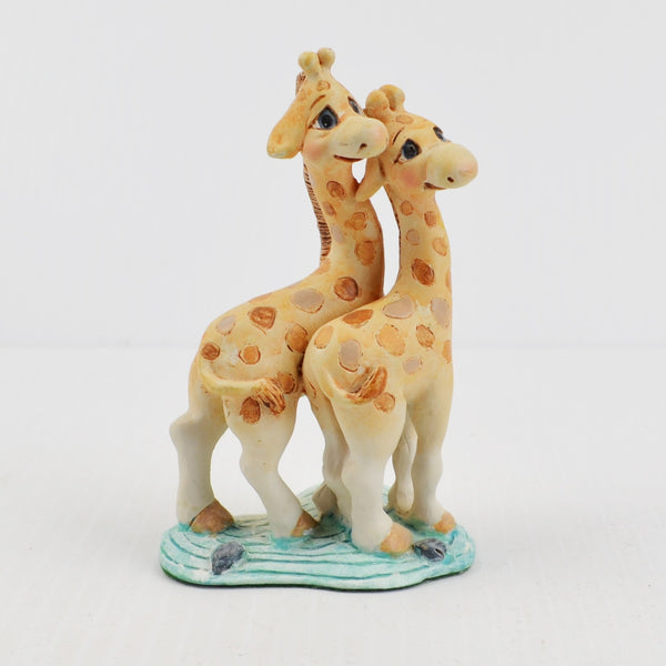 Dreamsicles Giraffe Pair Figurine from 1998 Cast Art Noah’s Ark Set 10557