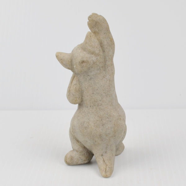 Second Nature Design Quarry Critters Cat Caz - Smiling Standing Cat Figurine