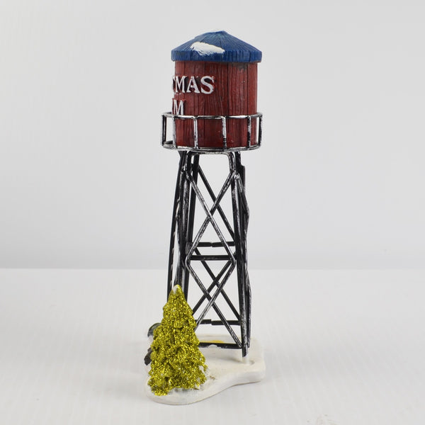 Holiday Time Christmas Village Water Towel - 7" Painted Christmas Farm Tower