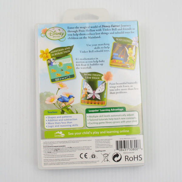 5 Lot Leap Frog Leapster Game Cartridges - Dora, Nemo, Up, Disney Fairies, I Spy