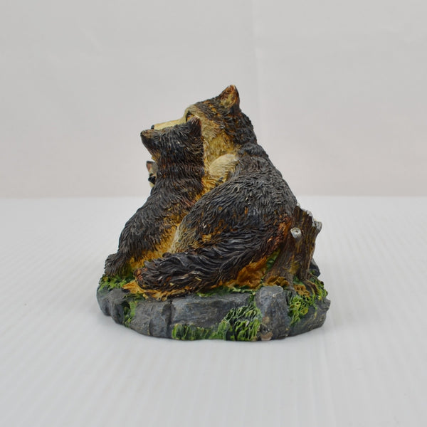 Wolf Pack Family Figurine North American Wildlife Collection Decor - Russ Berrie