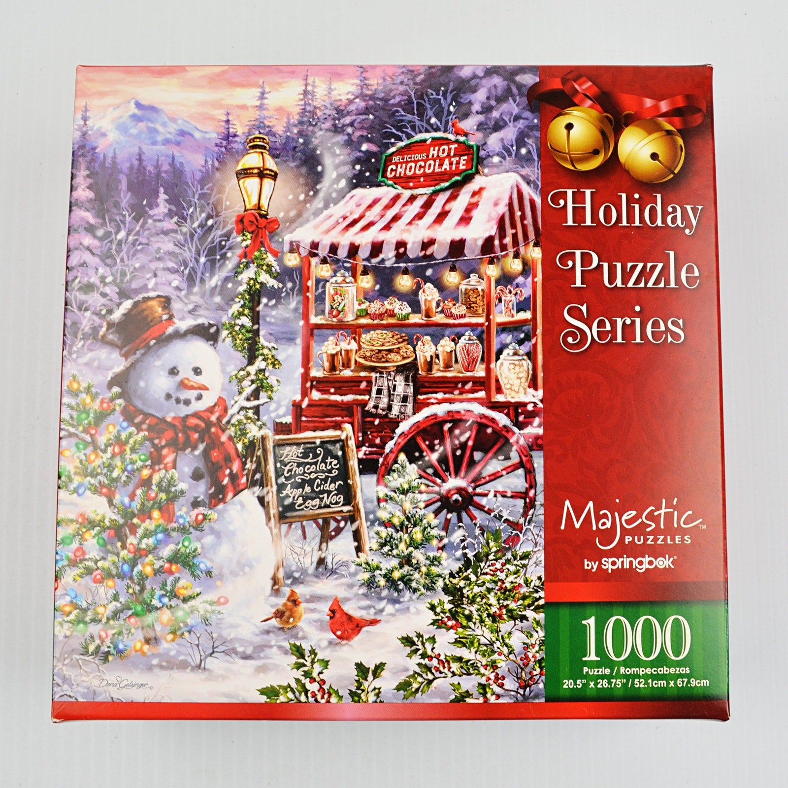 Springbok Holiday Puzzle Series - Snowman Hot Chocolate 1000 Piece Jigsaw Puzzle