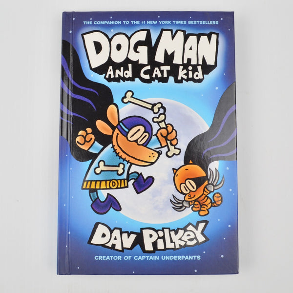 Dog Man by Dav Pilkey - Lot of 5 Books - Cat Kid, Fetch-22, Unleashed, Fleas