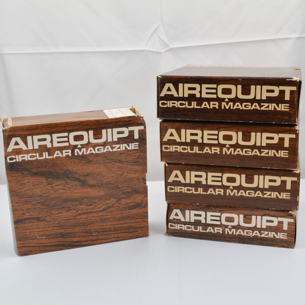 Lot of 5 Vintage Airequipt Circular Slide Magazine Carousel Holds 100 Slides