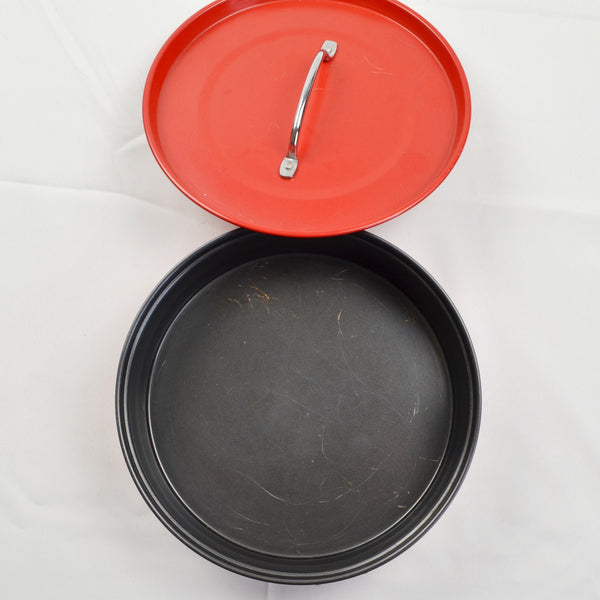 Coleman Family Cookset 807-739T Red Steel Camping Cookware Set, 5 Pieces